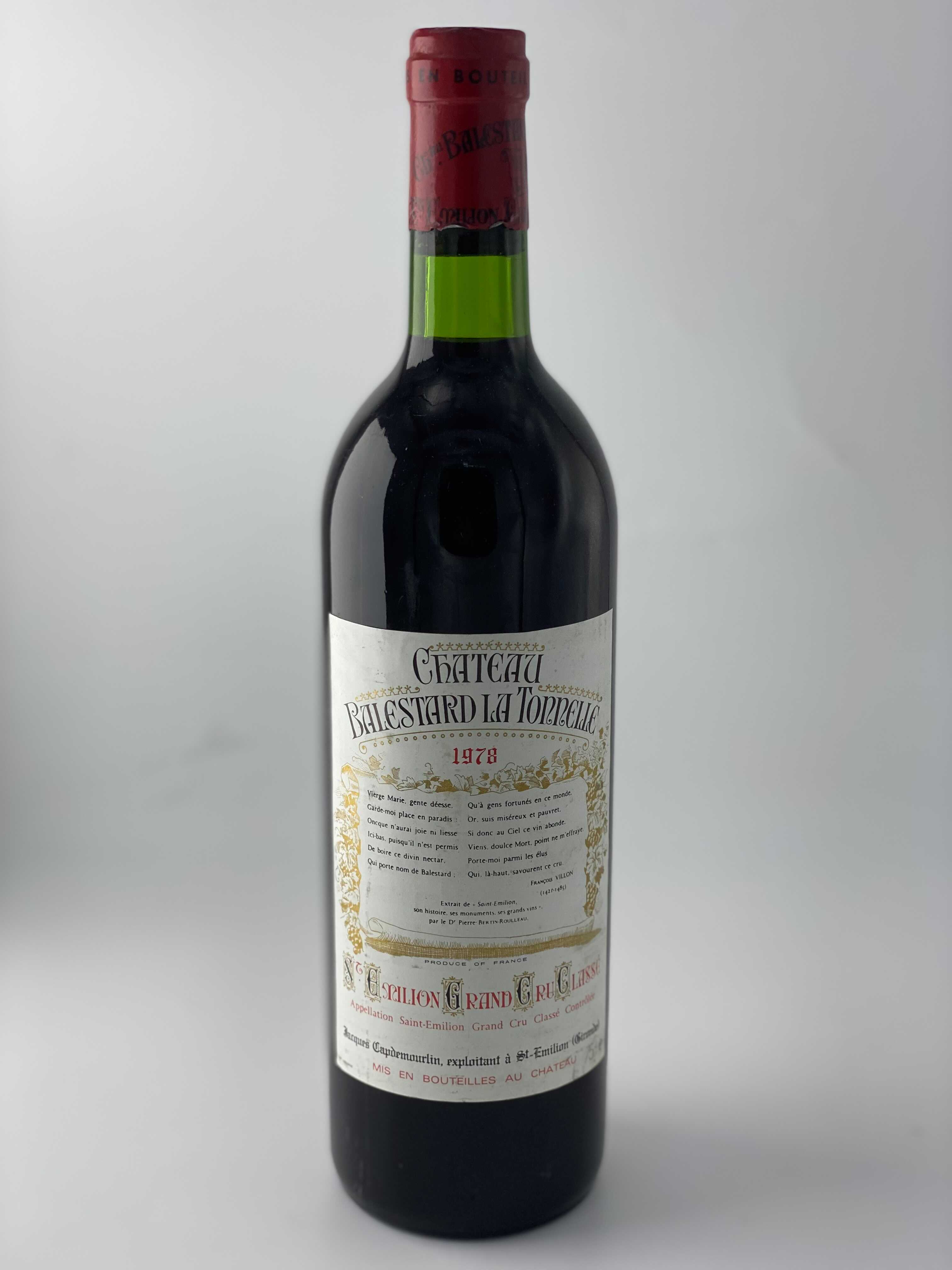 Chateau Balestard la Tonnelle 1978 500 0 法國 紅葡萄酒 售罄 Sovy 老酒市集