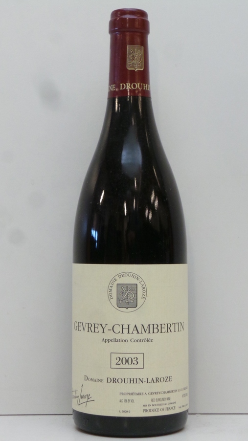 drouhin laroze, gevrey chambertin 2003