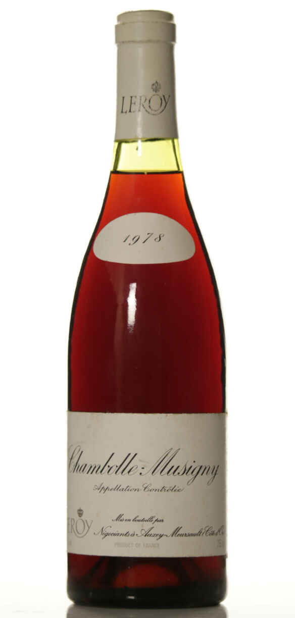 Maison Leroy Chambolle Musigny 1978