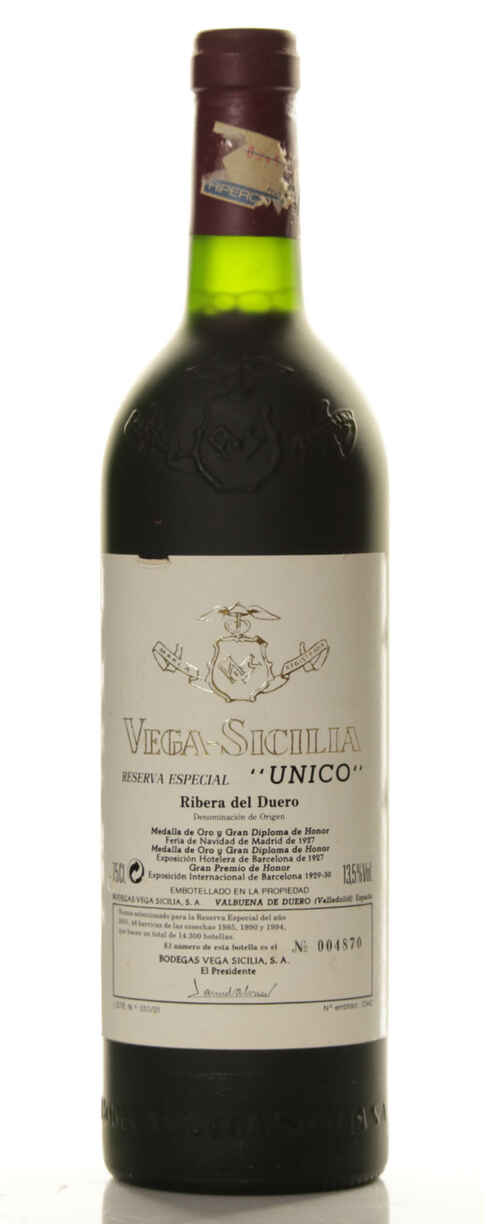 Vega Sicilia Unico Reserva Especiale Release N.V.