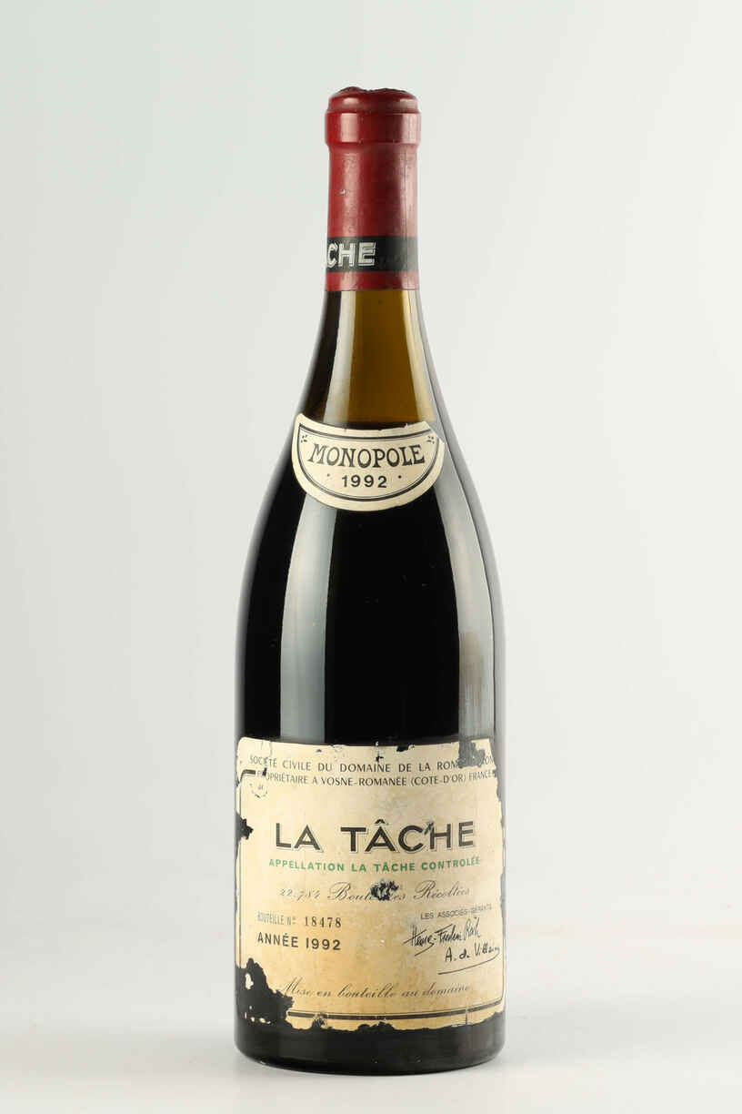 De La Romanee Conti La Tache Grand Cru 1992