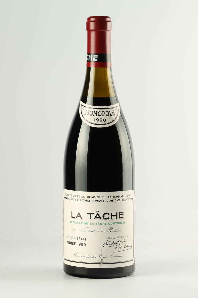 De La Romanee Conti La Tache Grand Cru 1990