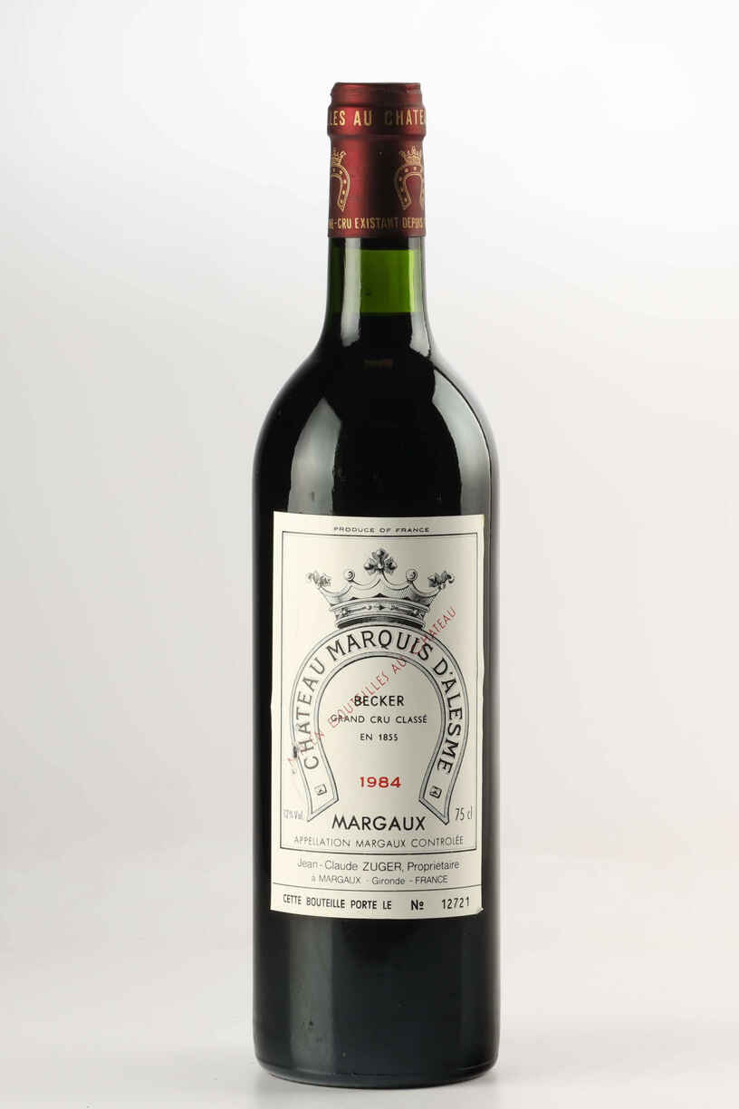 Chateau Marquis D'alesme Becker 1984