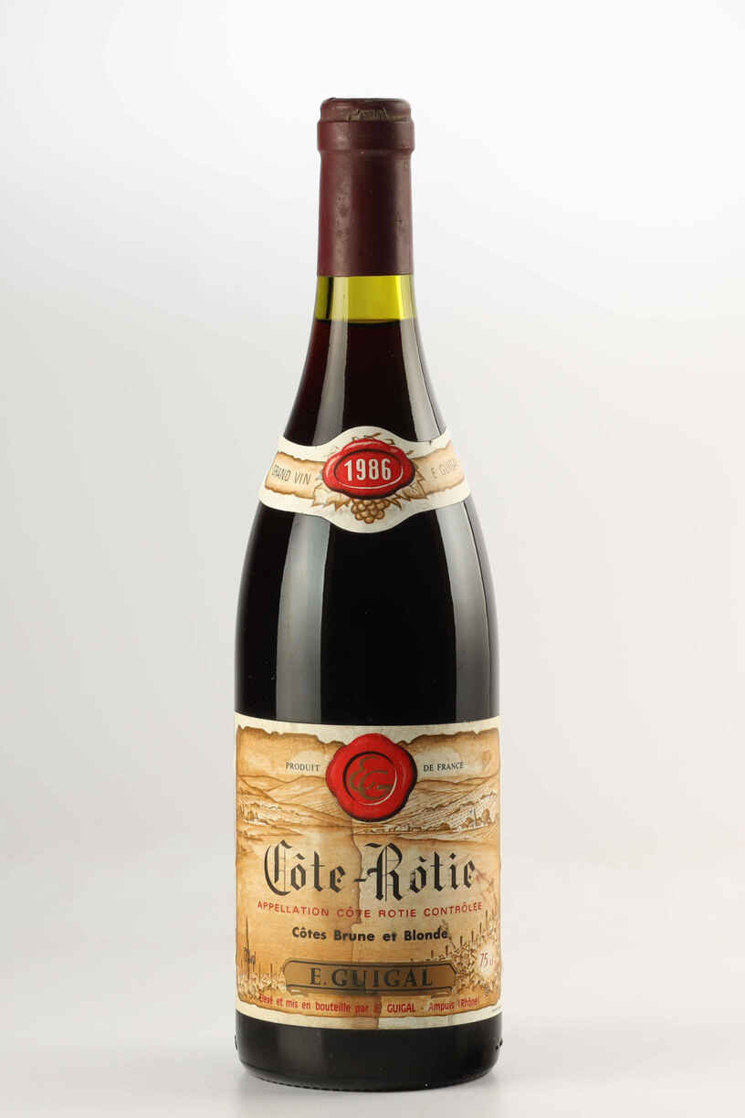 E.guigal Cote Rotie Brune Et Blonde 1986