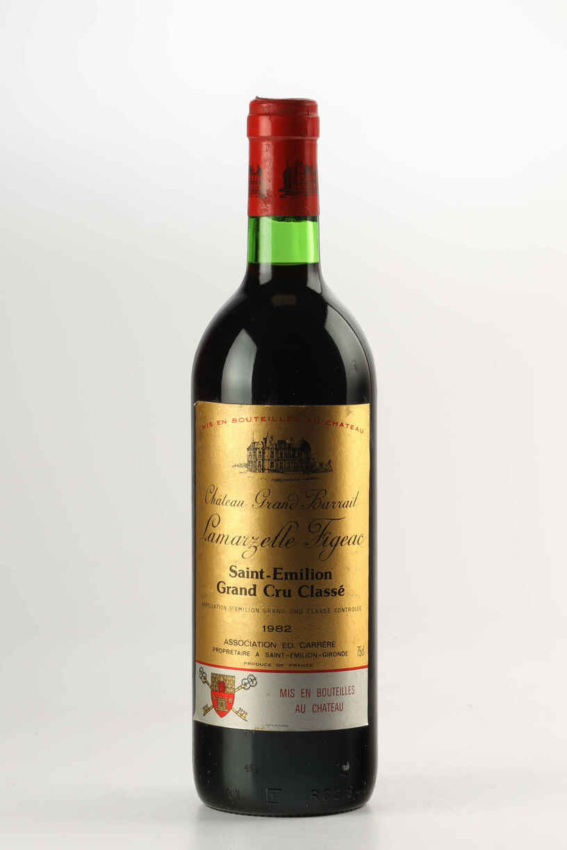 Chateau Grand Barrail Lamarzelle Figeac 1982