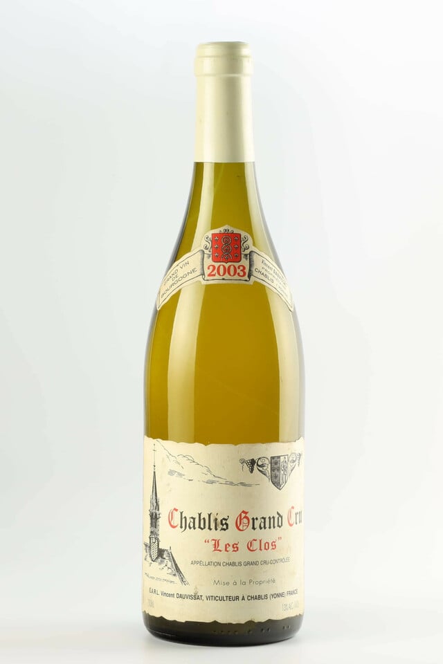 Vincent Dauvissat Chablis Les Clos Grand Cru, 2003