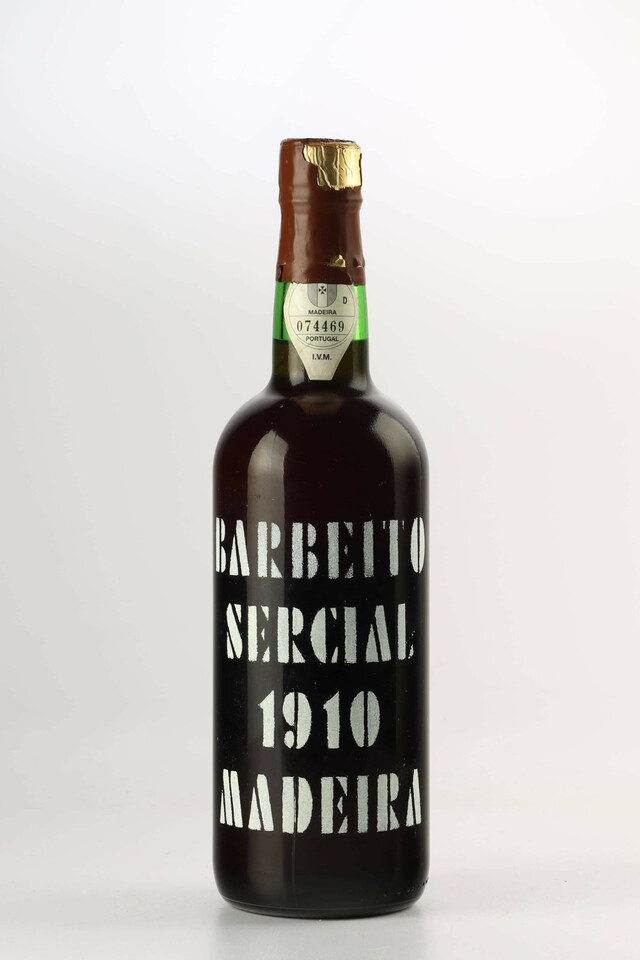 Barbeito Madeira Sercial, 1910