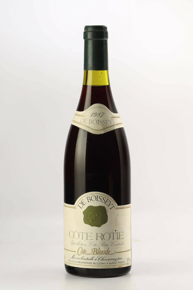 De Boisseyt Cote Rotie Cote Blonde, 1987