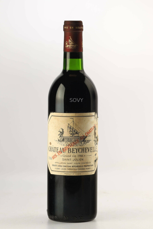 Chateau Beychevelle, 1986