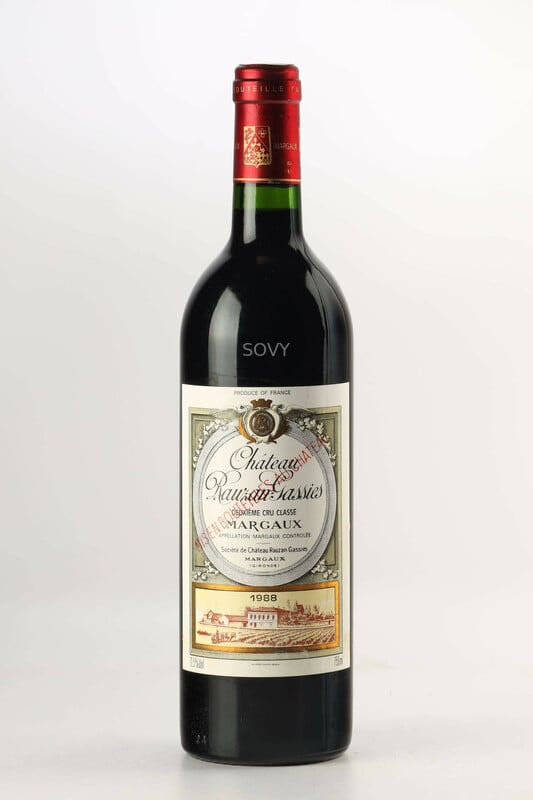 Chateau Rauzan Gassies, 1988