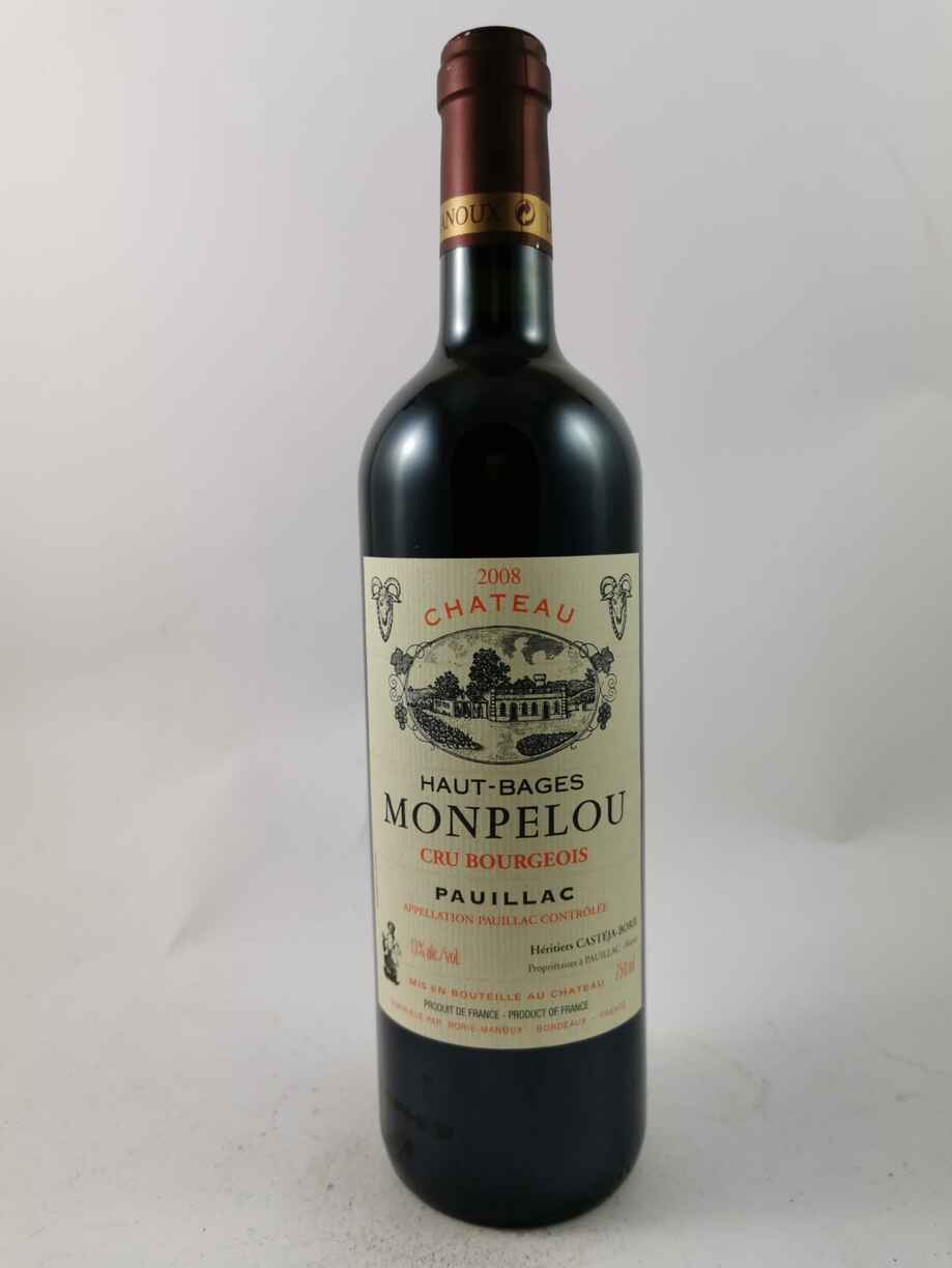 Chateau Haut Bages Monpelou 2008