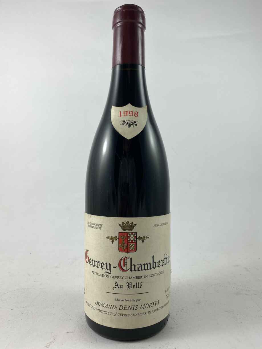Denis Mortet Gevrey Chambertin Au Velle 1998