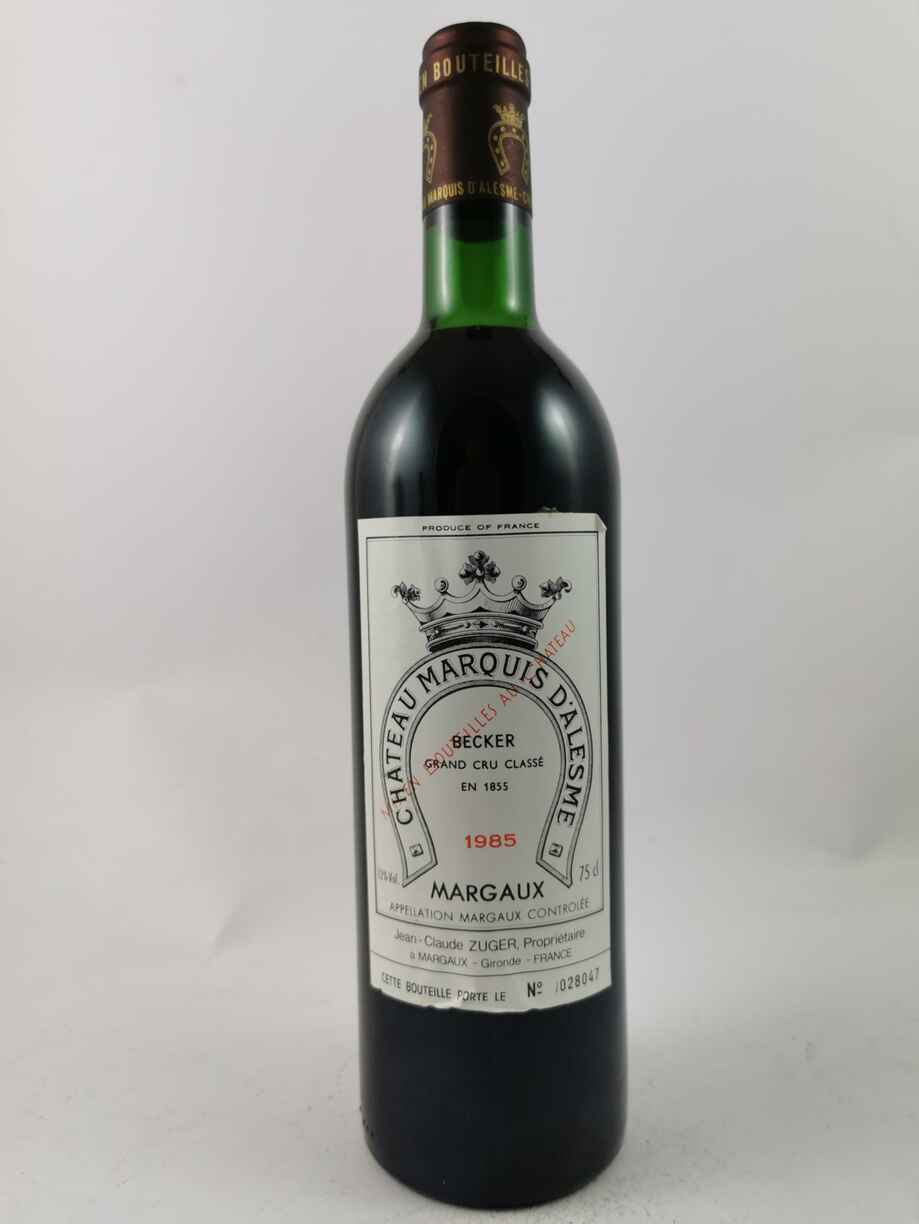 Chateau Marquis D'Alesme Becker 1985