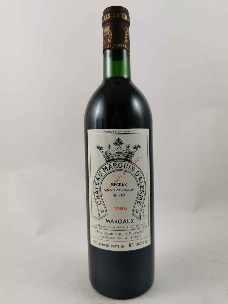Chateau Marquis D'Alesme Becker 1985
