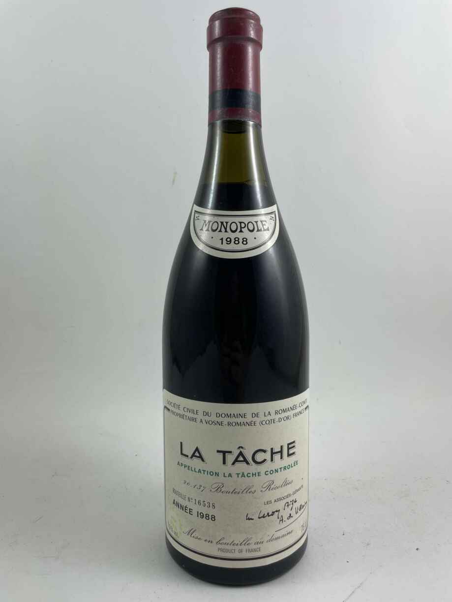 De La Romanee Conti La Tache Grand Cru 1988