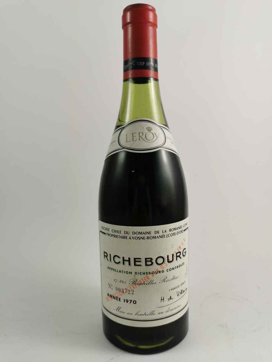 De La Romanee Conti Richebourg Grand Cru 1970