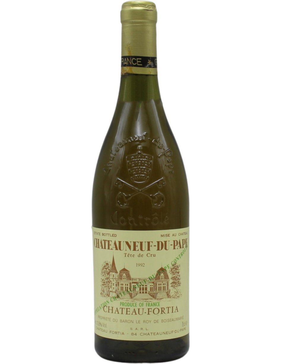 Chateau Fortia Chateauneuf Du Pape  Fortia Tete De Cru Blanc 1992