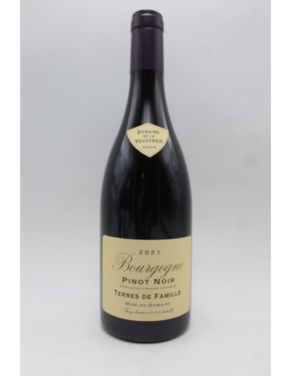 De La Vougeraie Terres De Famille Bourgogne Rouge 2021