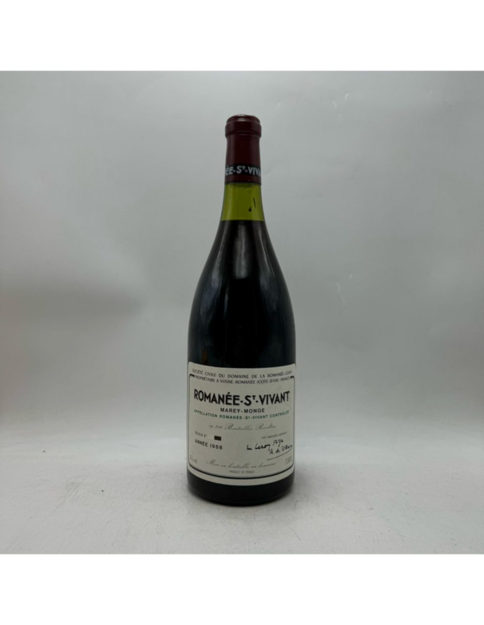 De La Romanee Conti Romanee Saint Vivant Grand Cru 1988