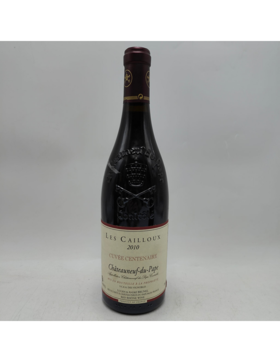 Lucien Et Andre Brunel Chateauneuf Du Pape Les Cailloux Cuvee Centenaire 2010