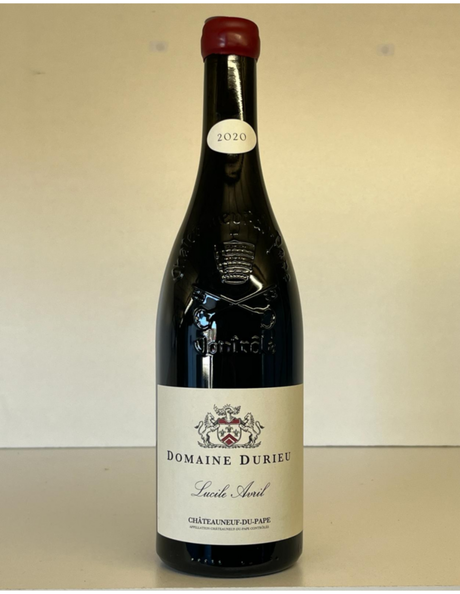 Durieu Lucile Avril Chateauneuf-du-pape 2020