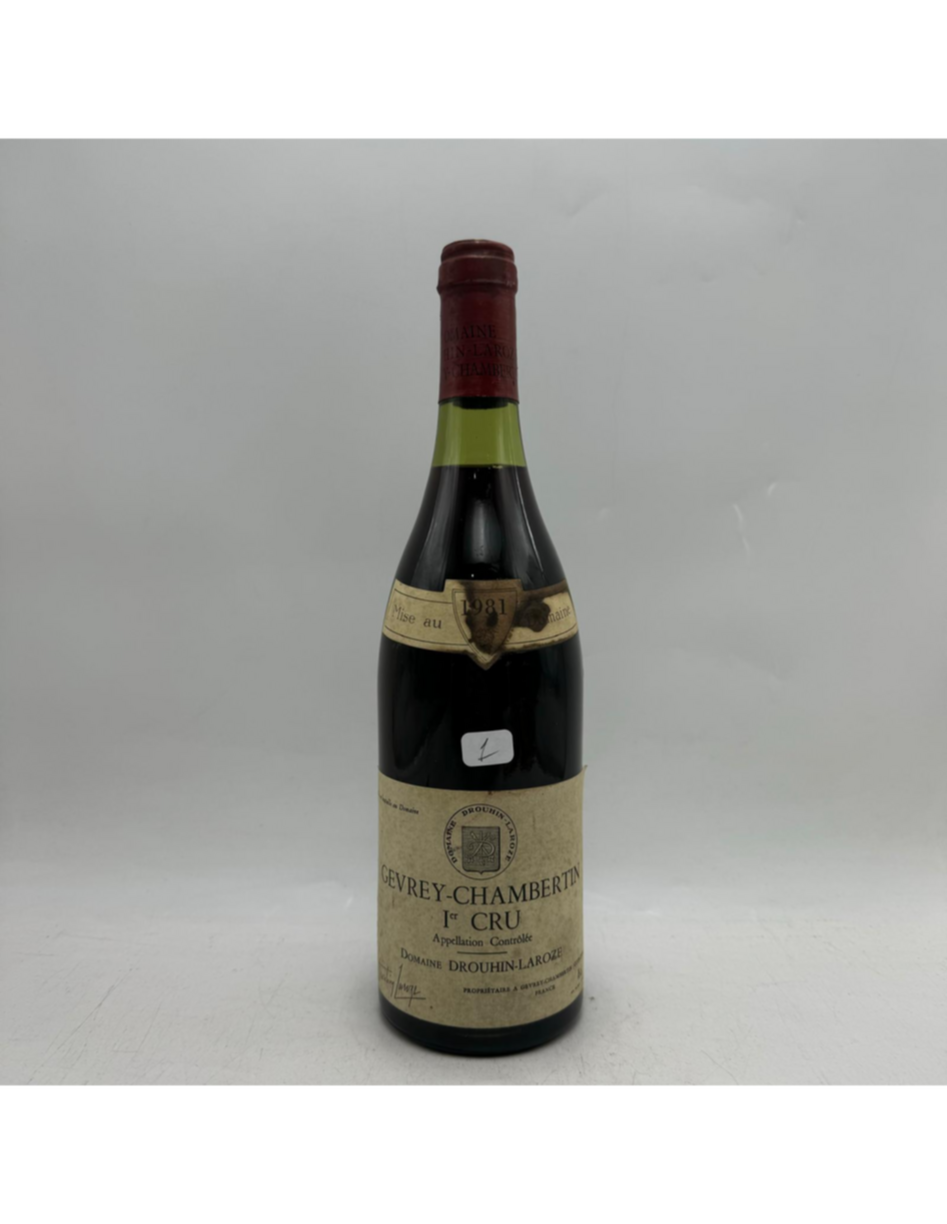 Drouhin Laroze Gevrey Chambertin 1 Er Cru 1981