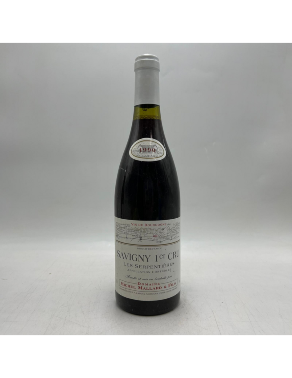 Michel Mallard Savigny Les Beaune Les Serpentieres 1er Cru 1990