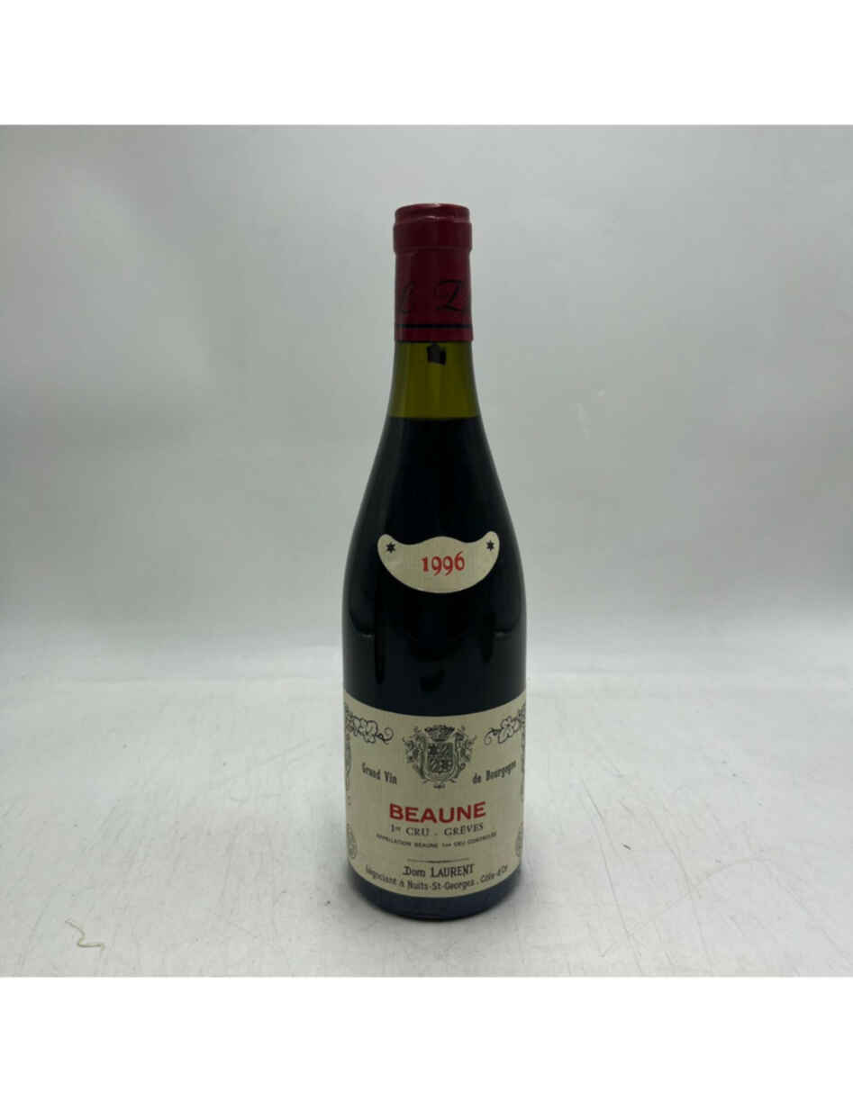 Dominique Laurent Les Greves Rouge Beaune 1er Cru 1996