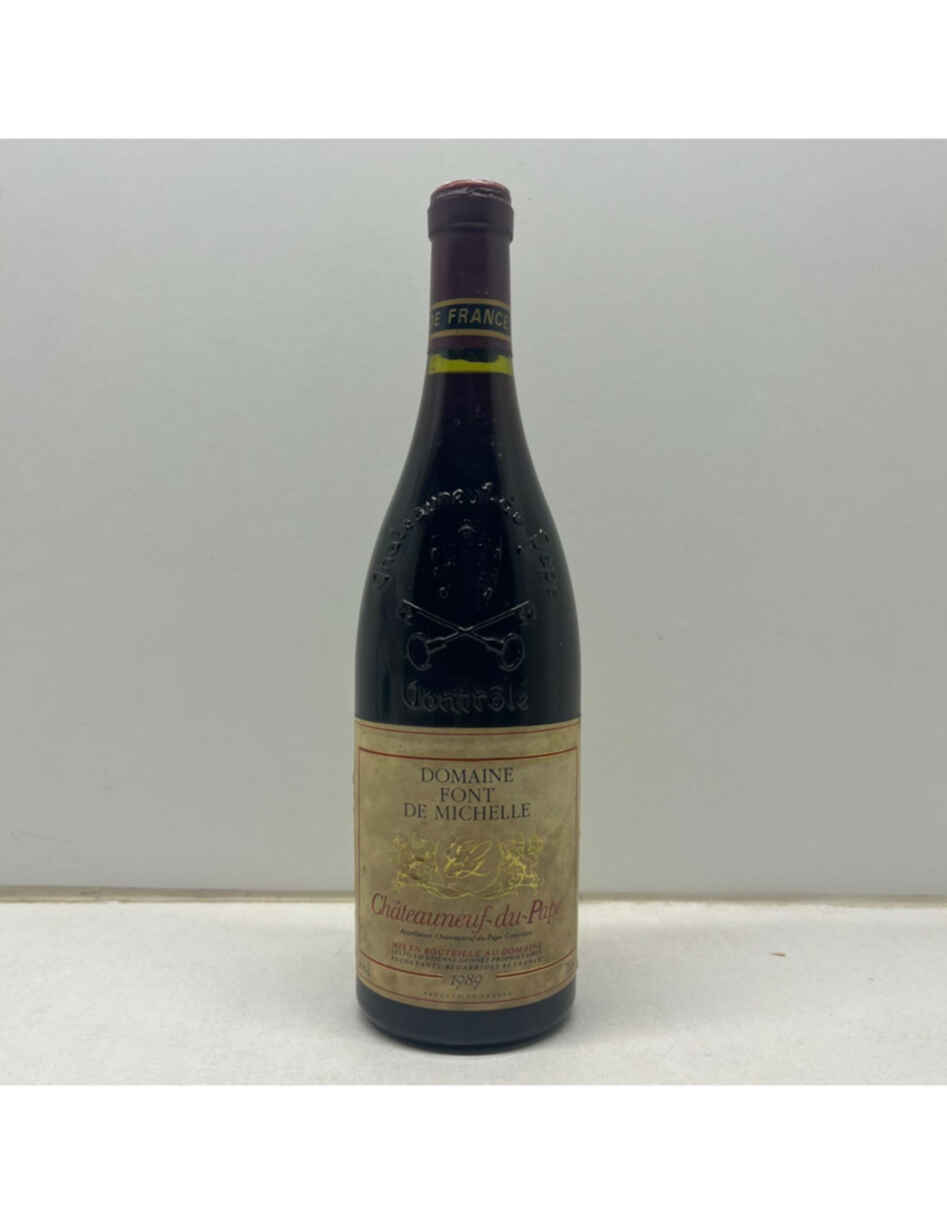 Font De Michelle Chateauneuf Du Pape 1989