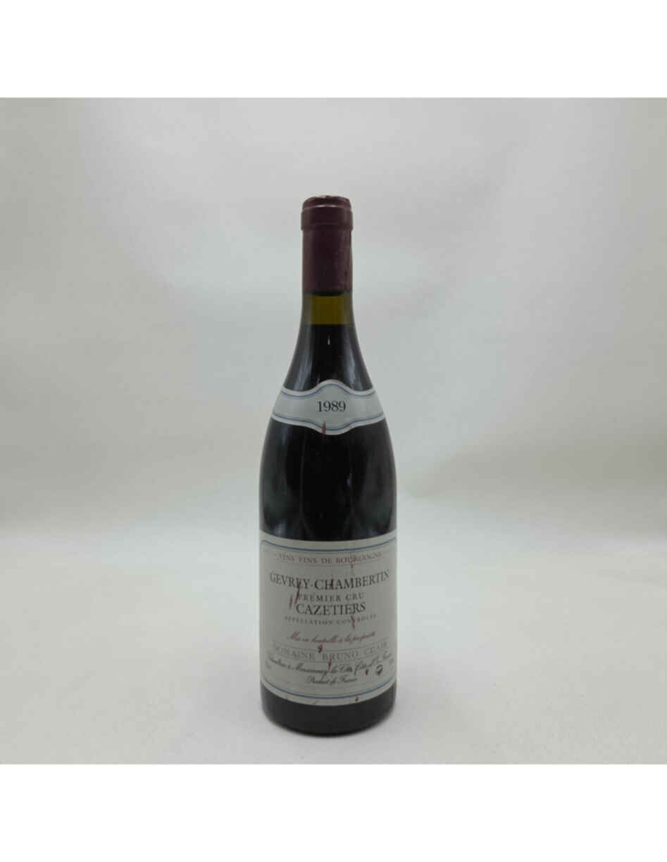 Bruno Clair Gevrey Chambertin Les Cazetiers 1er Cru 1989