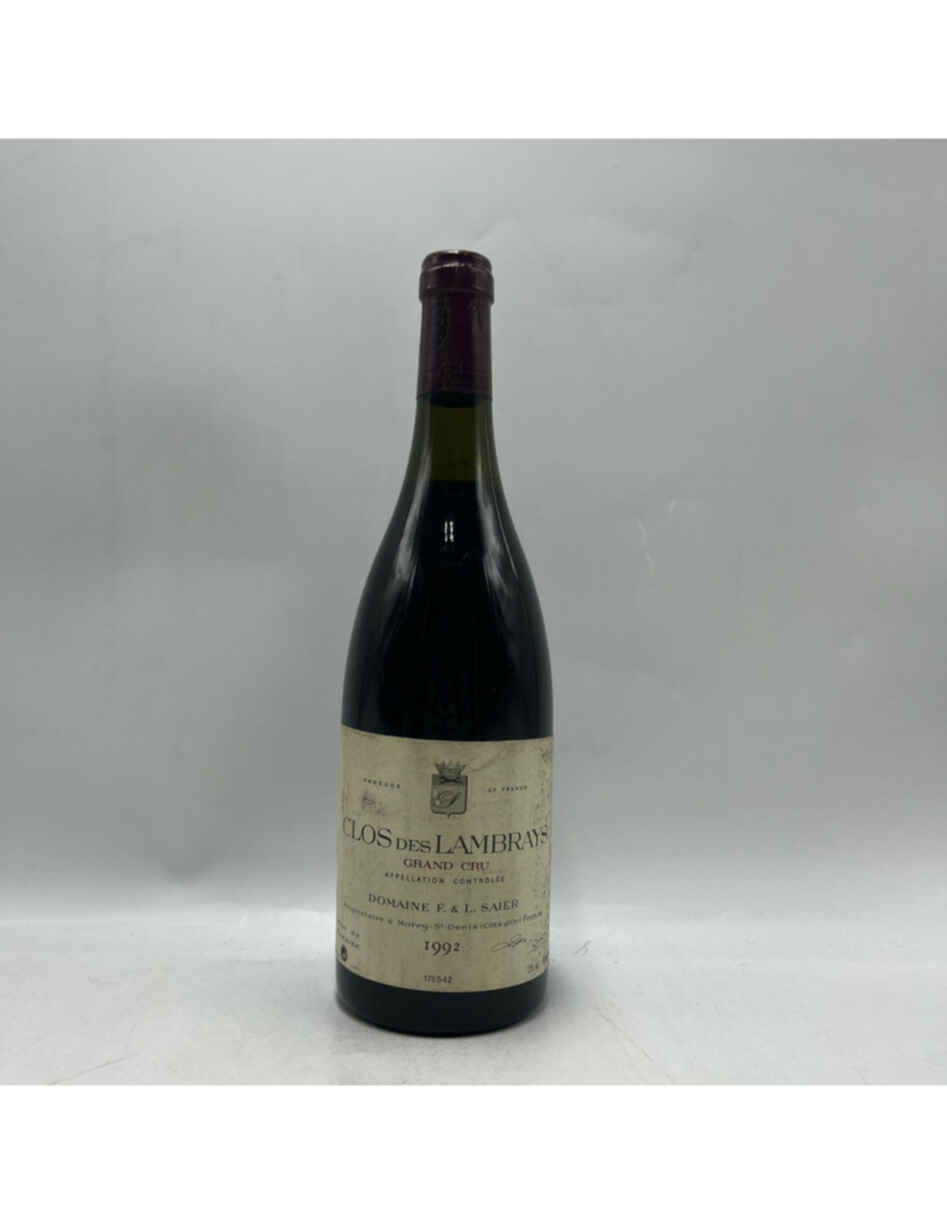 Des Lambrays Clos Des Lambrays Grand Cru 1992