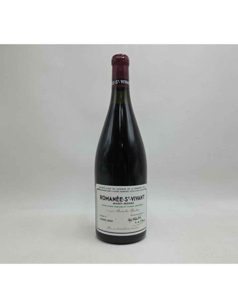 De La Romanee Conti Romanee Saint Vivant Grand Cru 2003