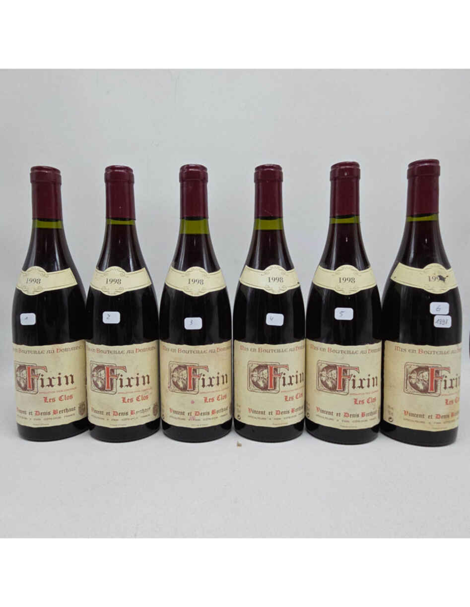 Berthaut Gerbet Fixin Les Clos 1998
