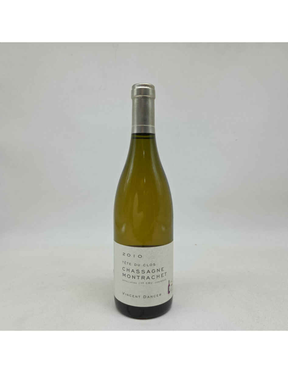Vincent Dancer Chassagne Montrachet Blanc Tete De Clos 1er Cru 2010