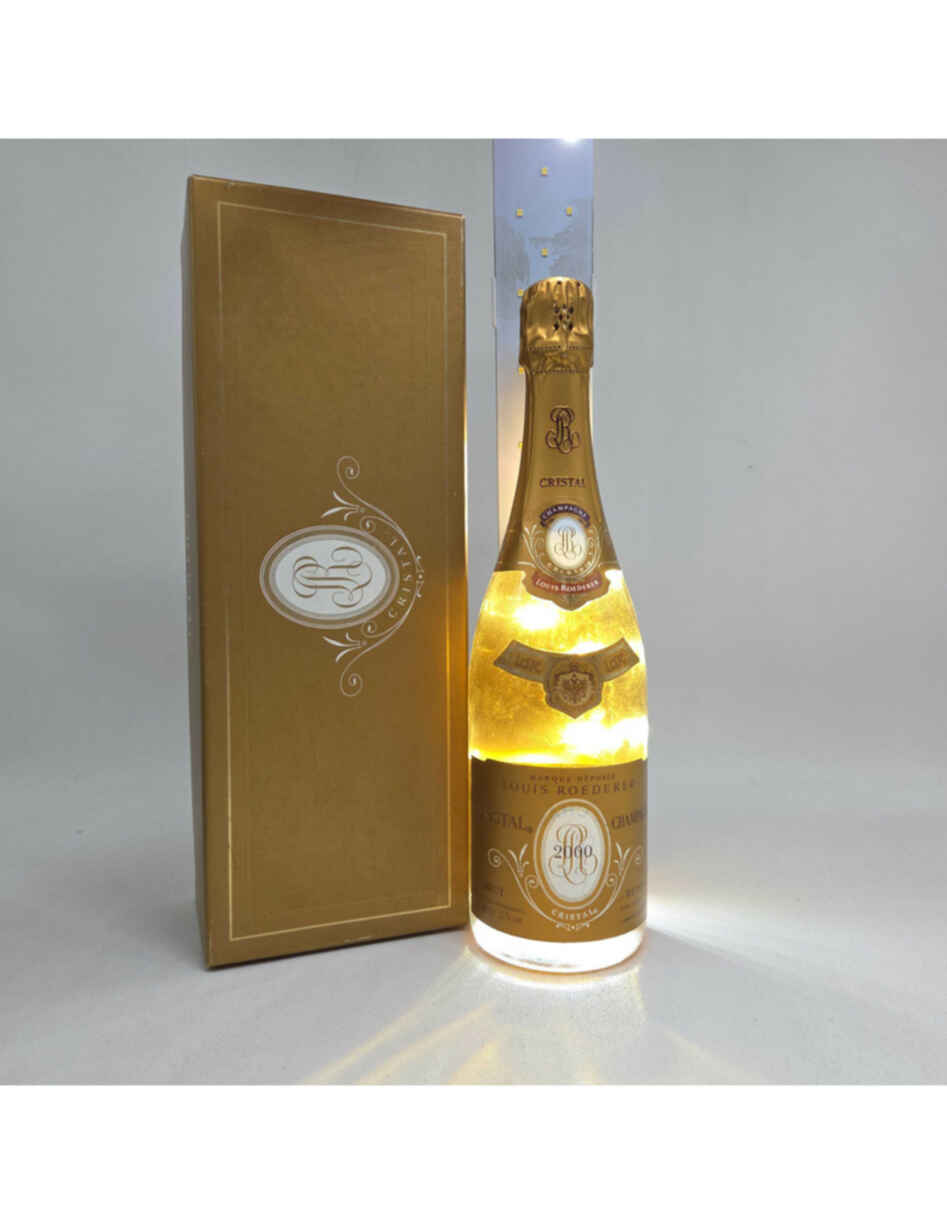 Roederer Louis Cristal + 2 Flûtes Champagne 2000