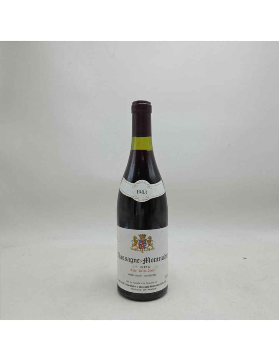 Paul Pillot Chassagne Montrachet Clos Saint Jean Rouge 1er Cru, 1983