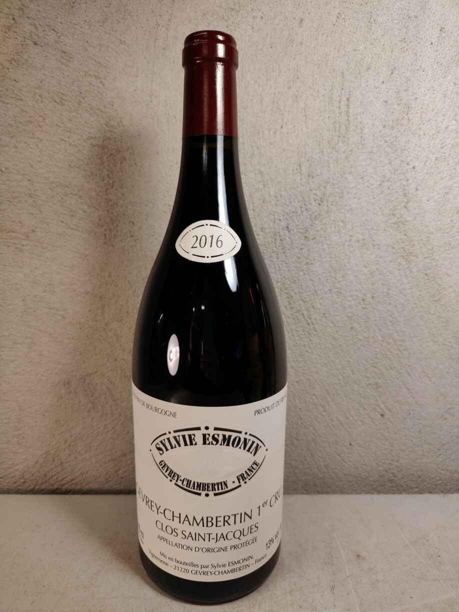 Sylvie Esmonin Gevrey Chambertin Clos St Jacques 1er Cru, 2016