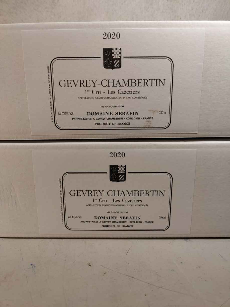 Serafin Gevrey Chambertin Les Cazetiers 1er Cru 2020