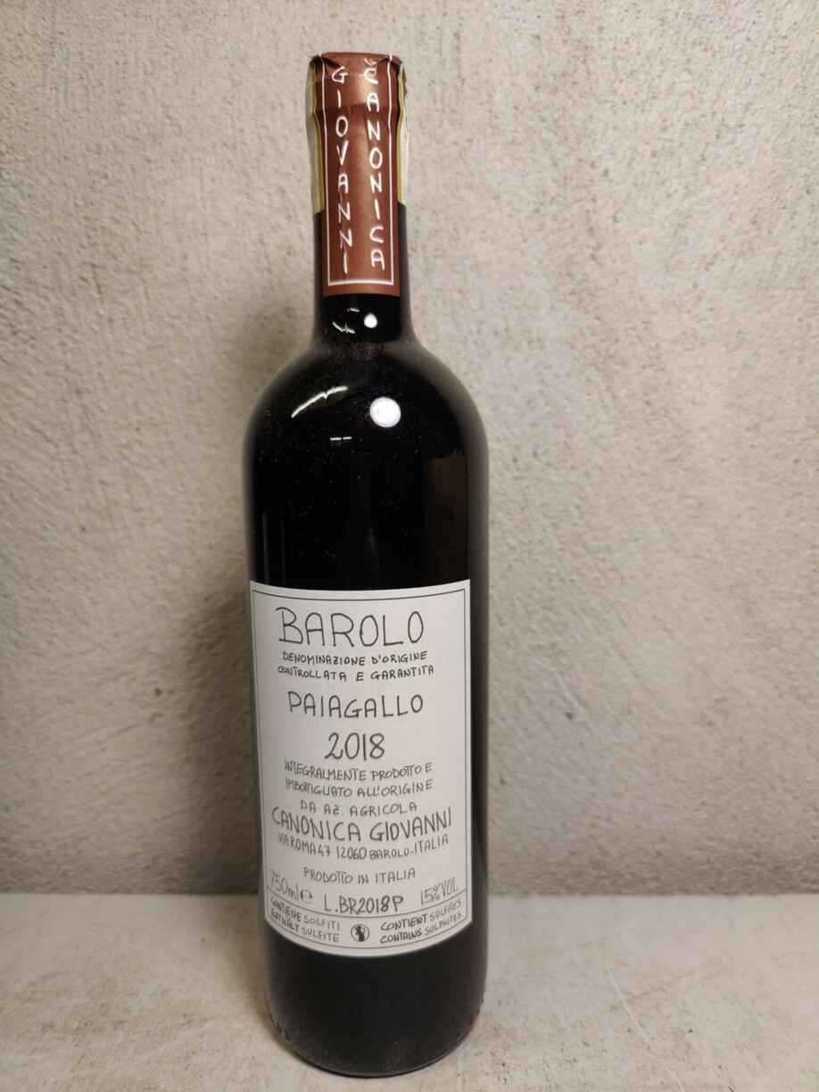 Giovanni Canonica Barolo Paiagallo 2018