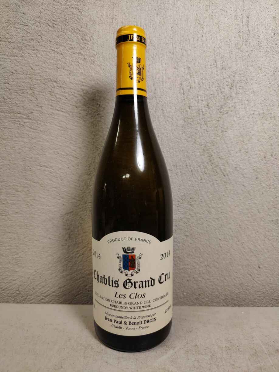 Jean Paul Droin Chablis Les Clos Grand Cru 2014