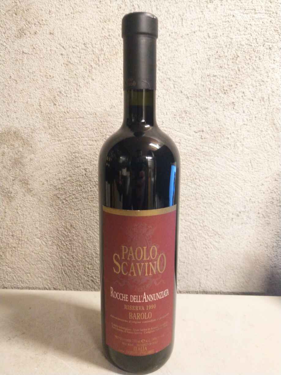 Paolo Scavino Barolo Riserva Rocche Dell Annunziata 1990