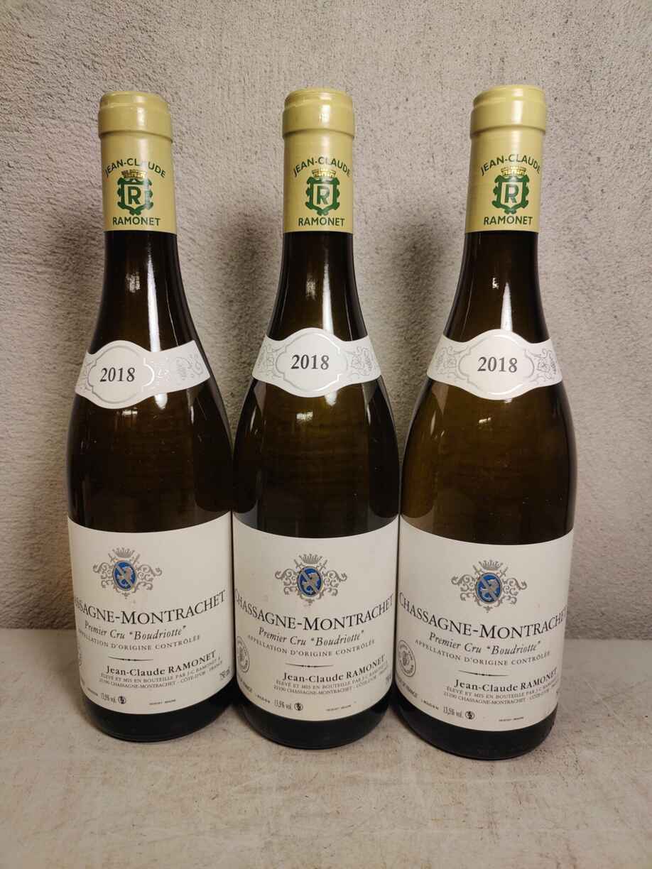 Jean Claude Ramonet Boudriotte Blanc Chassagne Montrachet 1er Cru 2018