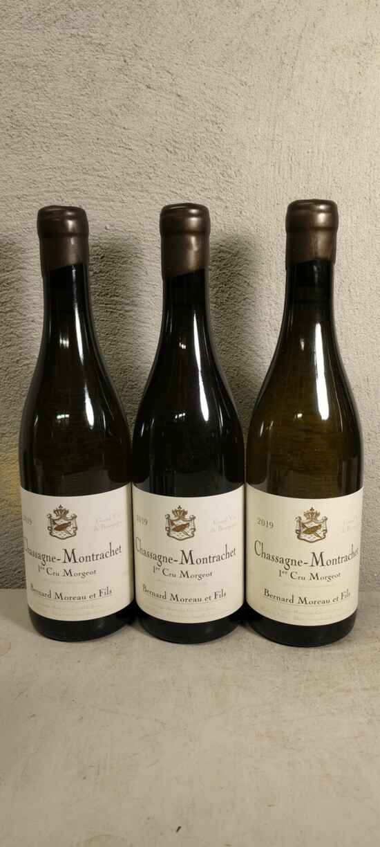 Bernard Moreau Chassagne Montrachet Morgeot Blanc   1er Cru 2019