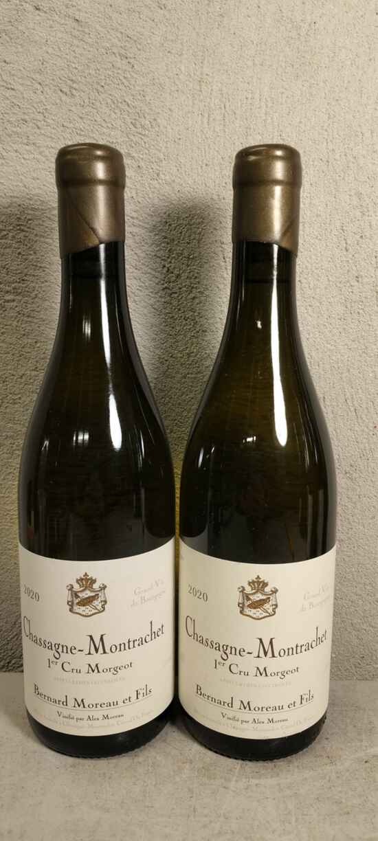 Bernard Moreau Chassagne Montrachet Morgeot Blanc   1er Cru 2020