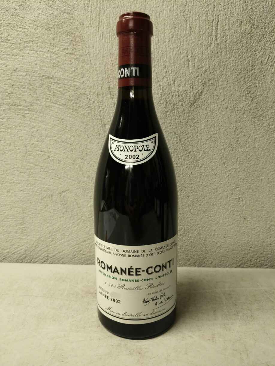De La Romanee Conti Romanee Conti Grand Cru 2002