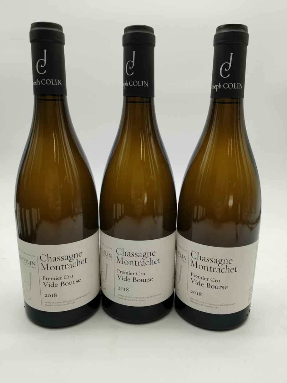 Joseph Colin Chassagne Montrachet Vide Bourse 1er Cru, 2018
