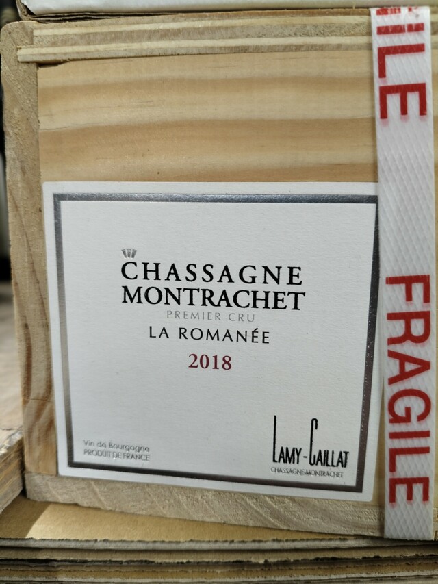 Lamy Caillat Chassagne Montrachet La Romanee 1er Cru, 2018