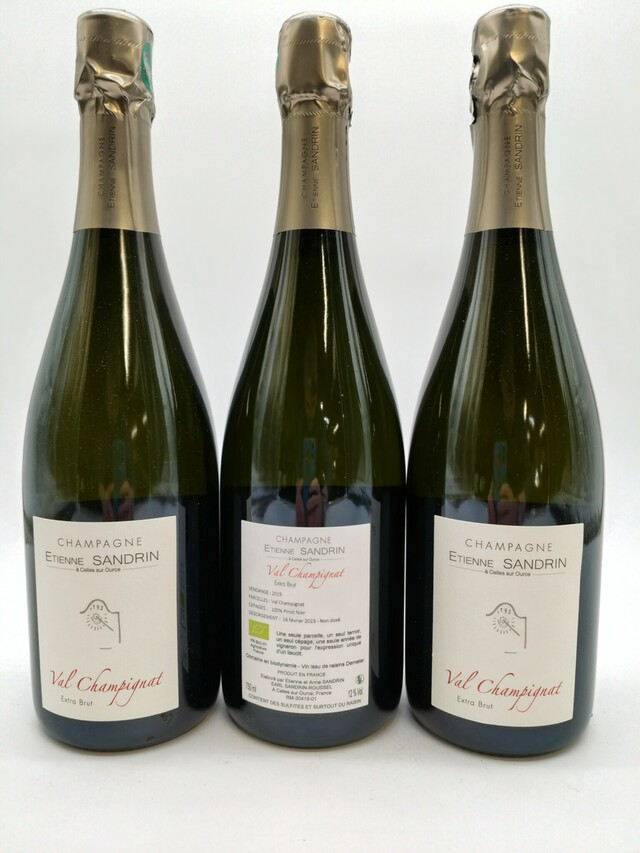 Etienne Sandrin Val Champignat Extra Brut, 2019