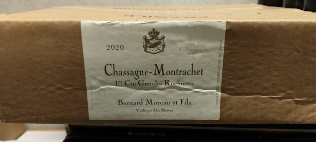 Bernard Moreau Chassagne Montrachet Blanc Grandes Ruchottes 1er Cru, 2020