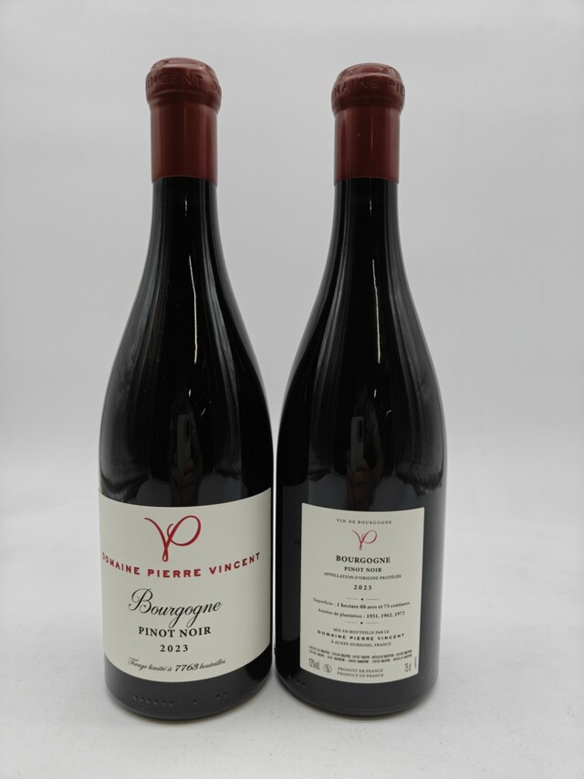 Pierre Vincent Pinot Noir Bourgogne Rouge, 2023